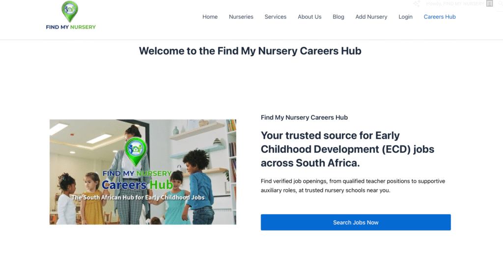 FIND MY NURSERY CAREERS WEBSITE PORTAL
